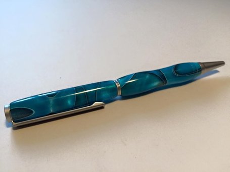 Blue Glacier Acrylic Pen